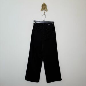 Good American Good Waist Palazzo Crop Pants 26